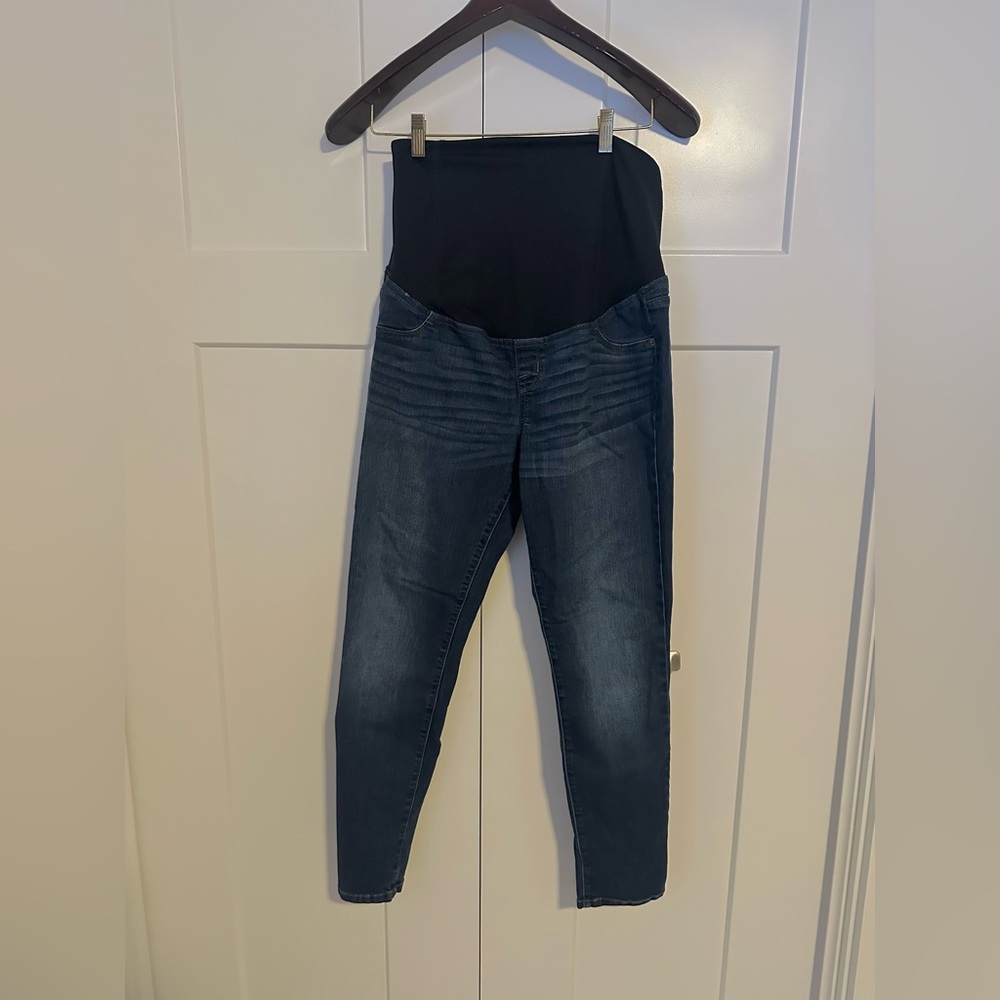 Isabel Maternity by Ingrid & Isabel Dark Blue Skinny Jeans‎ Size 8